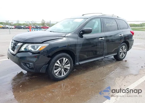 2017 Nissan Pathfinder Sv из США, поврежденный, VIN 5N1DR2MM4HC649189